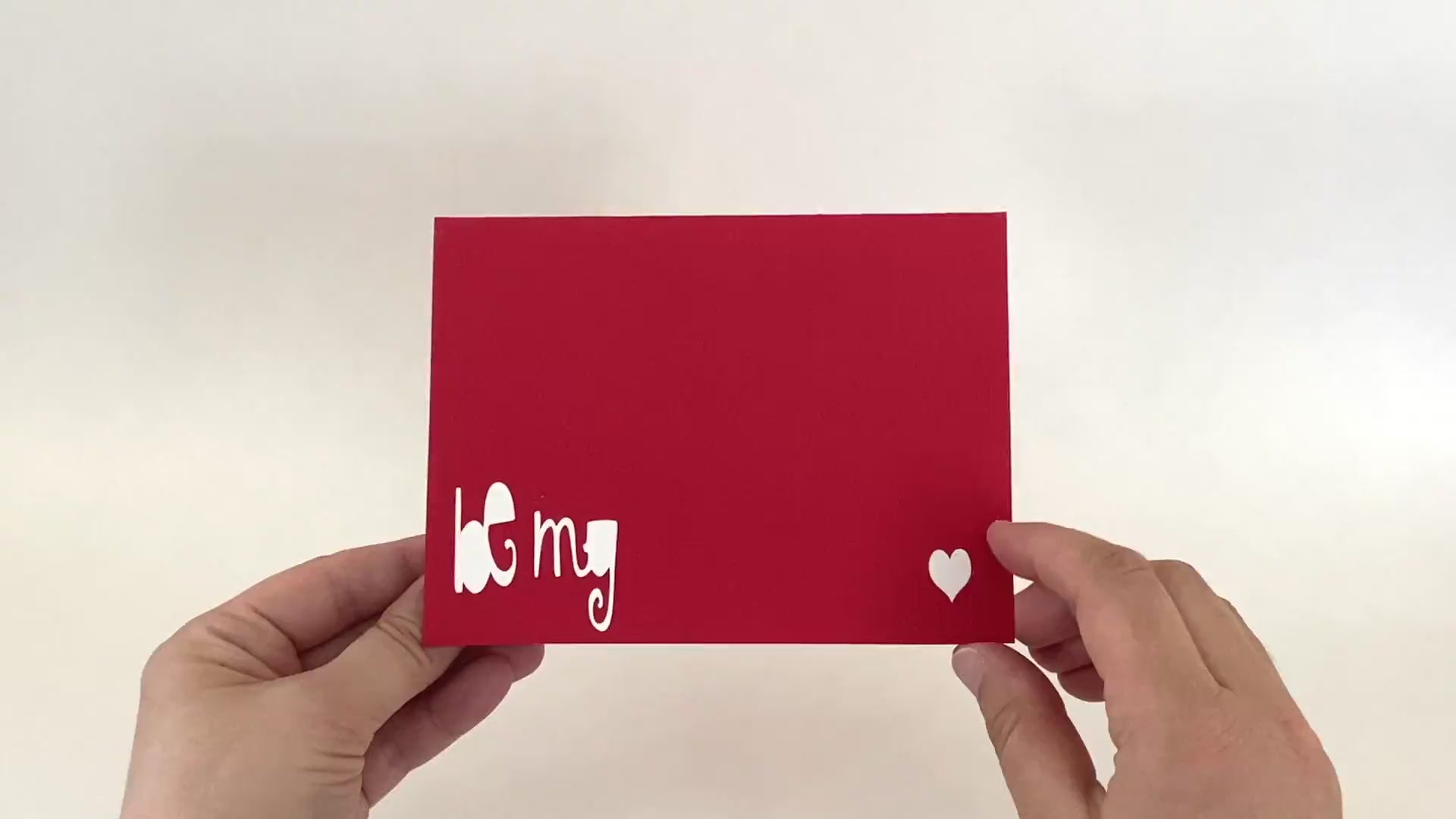 Be My Valentine 3D Pop Up Card: Romantic Handcrafted Keepsake for Your Special Someone | Customizable Gift