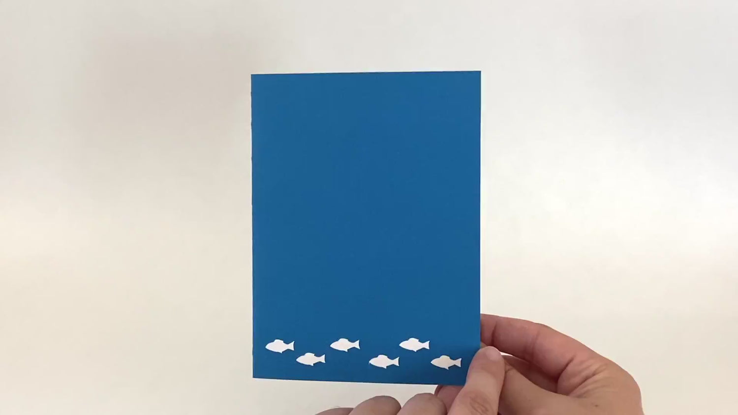 Dolphin 3D Pop Up Card: Ocean Theme, Marine Life Gift, Nautical Stationery, Blank Inside