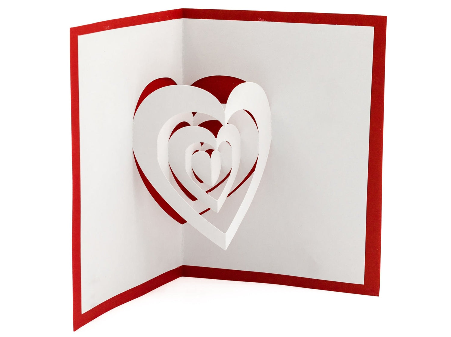 Heart Romantic 3D Pop Up Card: Exquisite Valentine&