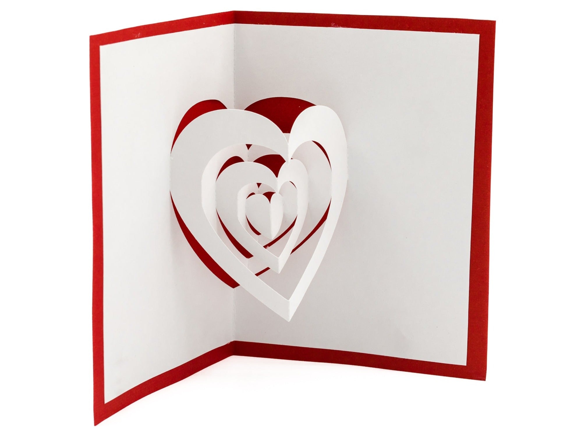 Heart Romantic 3D Pop Up Card: Exquisite Valentine&