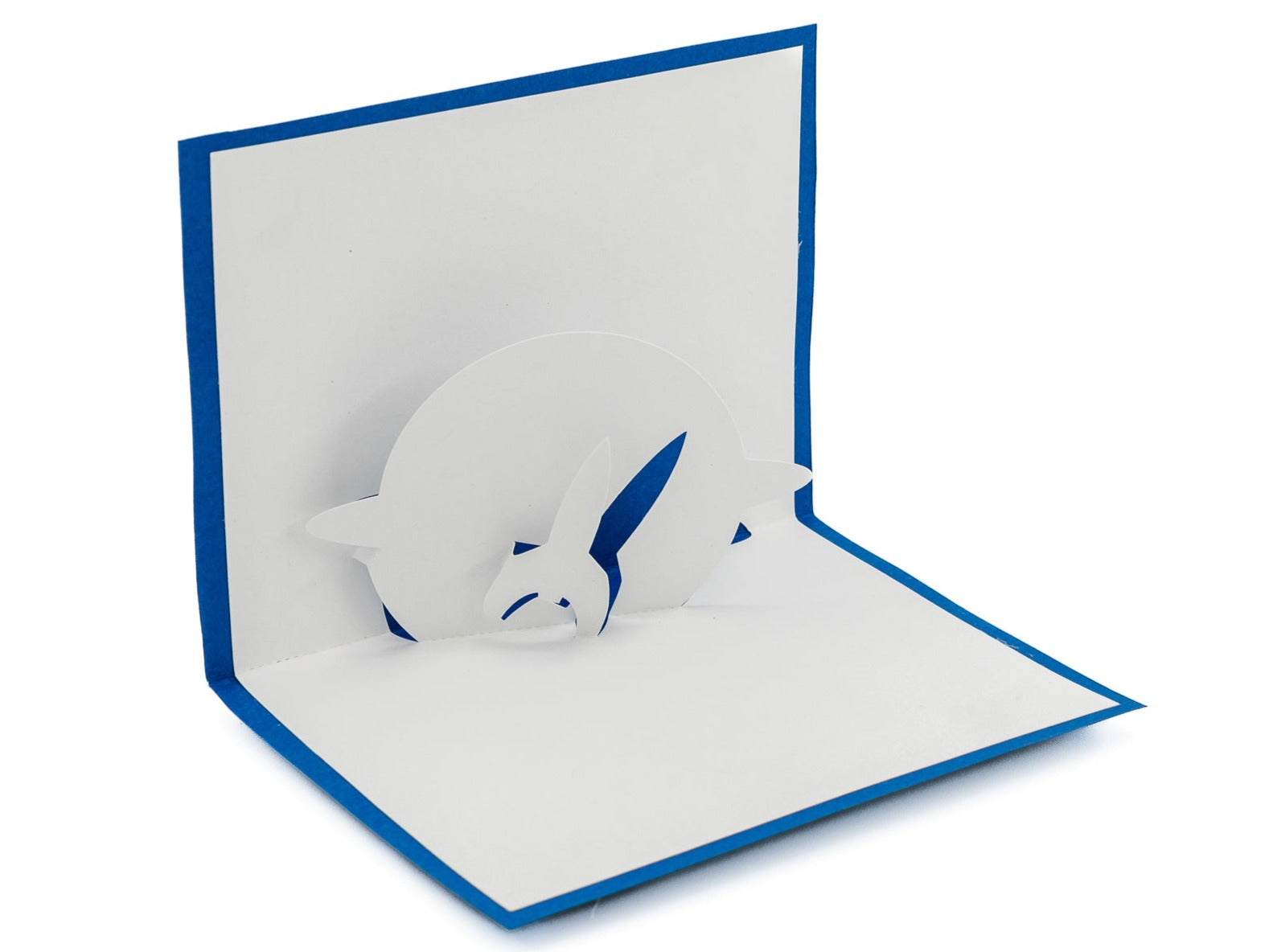 Rocket Ship Cosmic 3D Pop Up Card: Adventure in Outer Space with Ringed Planet