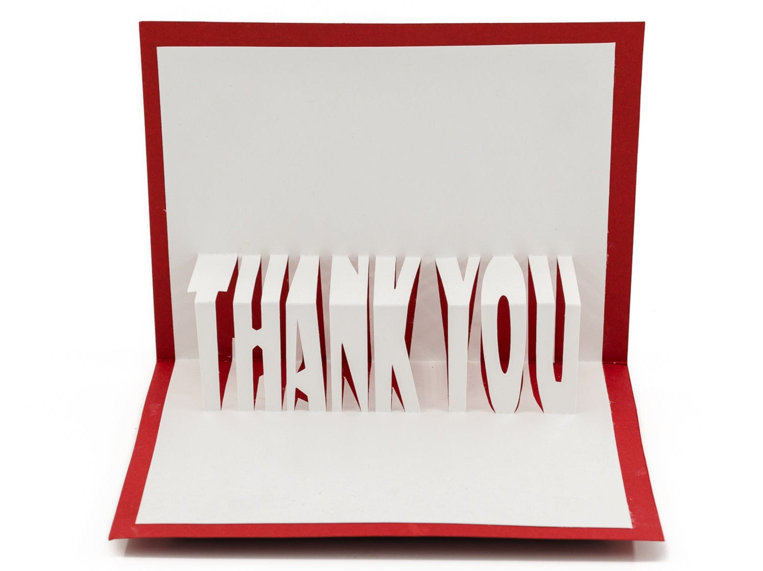 Thank You 3D Pop Up Card: Charming Kirigami Design for Appreciation & Gratitude