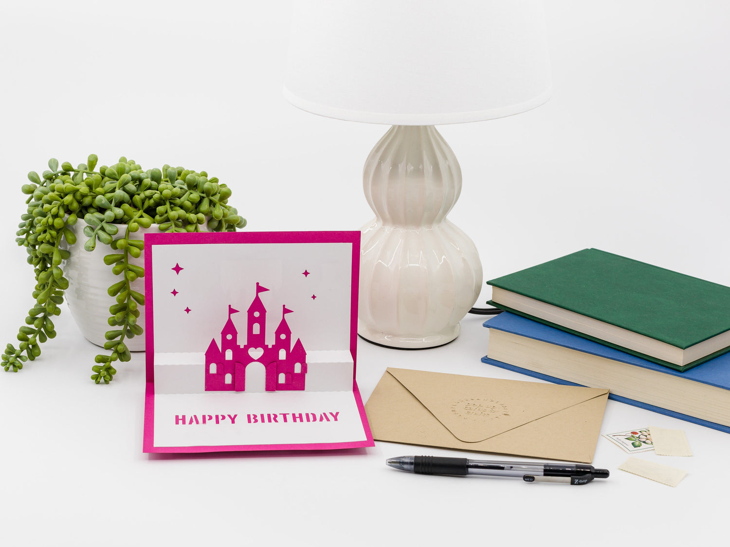 Castle Fairytale 3D Pop Up Happy Birthday Card for Enchanting Princess-Loving Girls, Nieces & Granddaughters