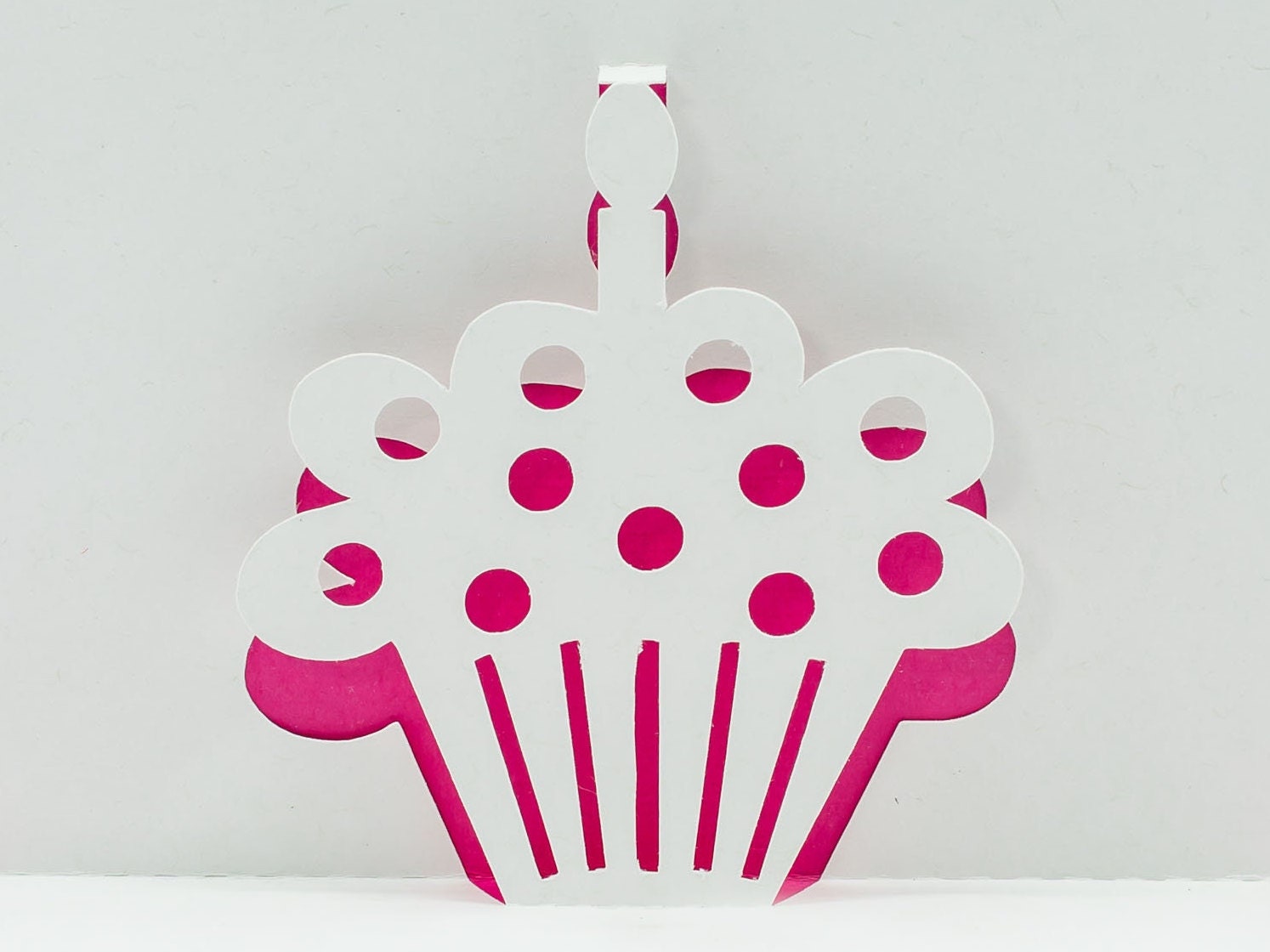 Cupcake 3D Pop Up Card for Happy Birthday: Handmade Greeting Card, Customizable Sweet Dessert Card, Cute Celebration Gift
