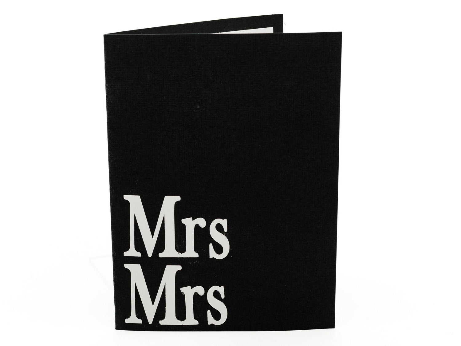 Mrs & Mrs Pop Up Greeting Card: Lesbian Wedding Congratulations, LGBTQ Celebration, Same-Sex Marriage Gift