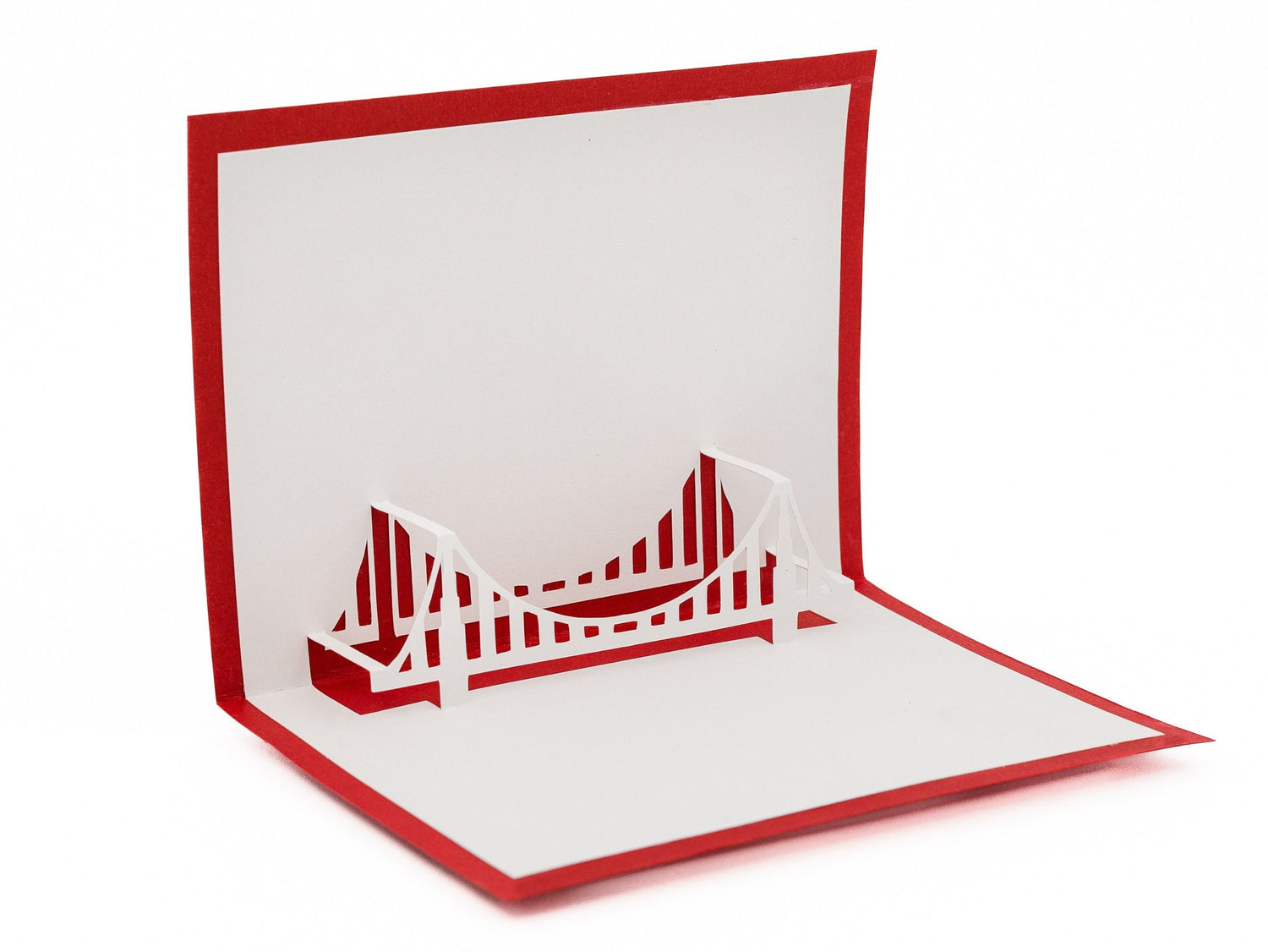 Golden Gate Bridge 3D Pop-Up Greeting Card: San Francisco Landmark Keepsake for Birthdays & Special Occasions