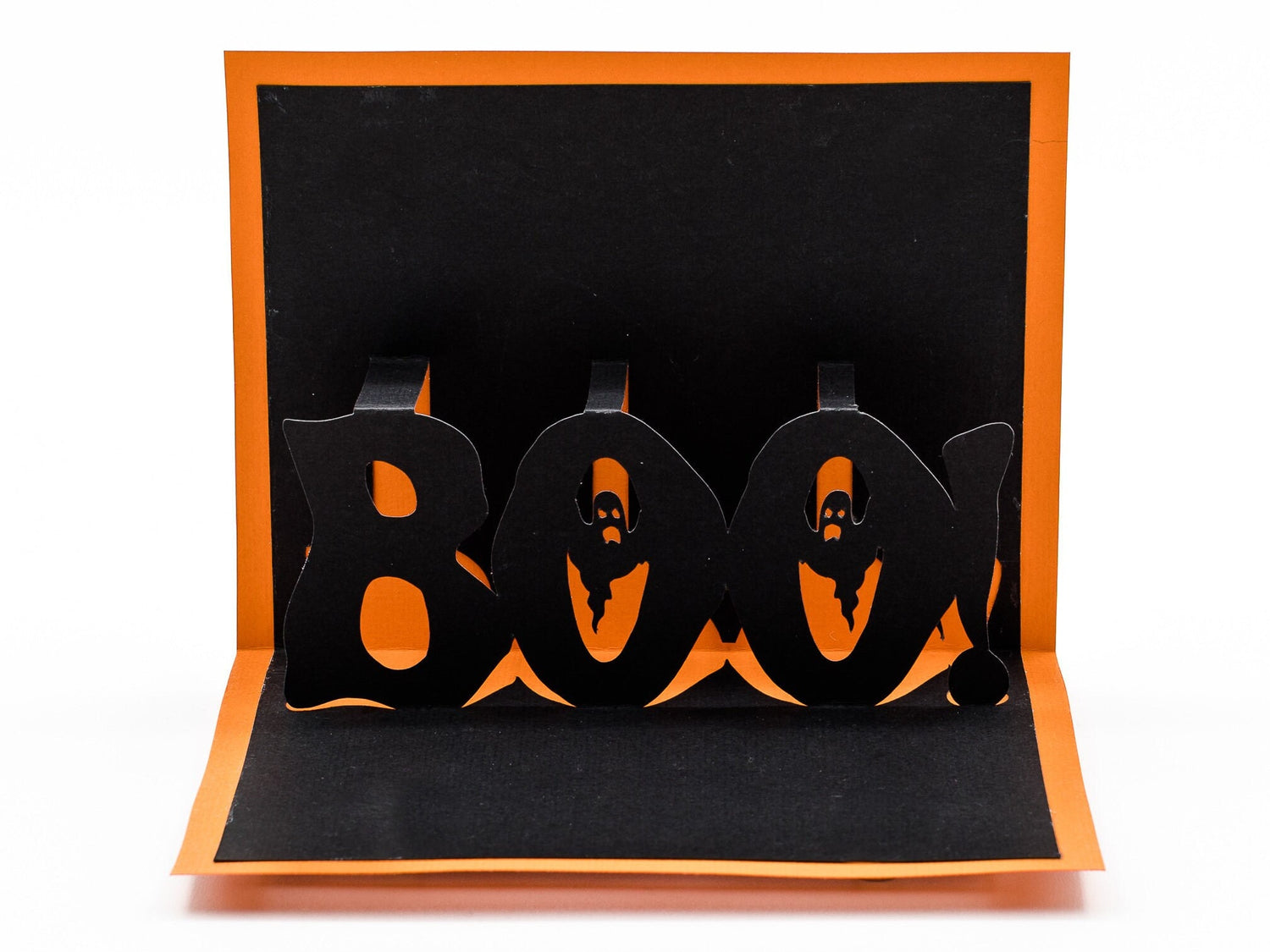 Boo Ghost Spooky 3D Pop Up Halloween Card - Trick or Treat Keepsake Greeting for Festive Celebrations
