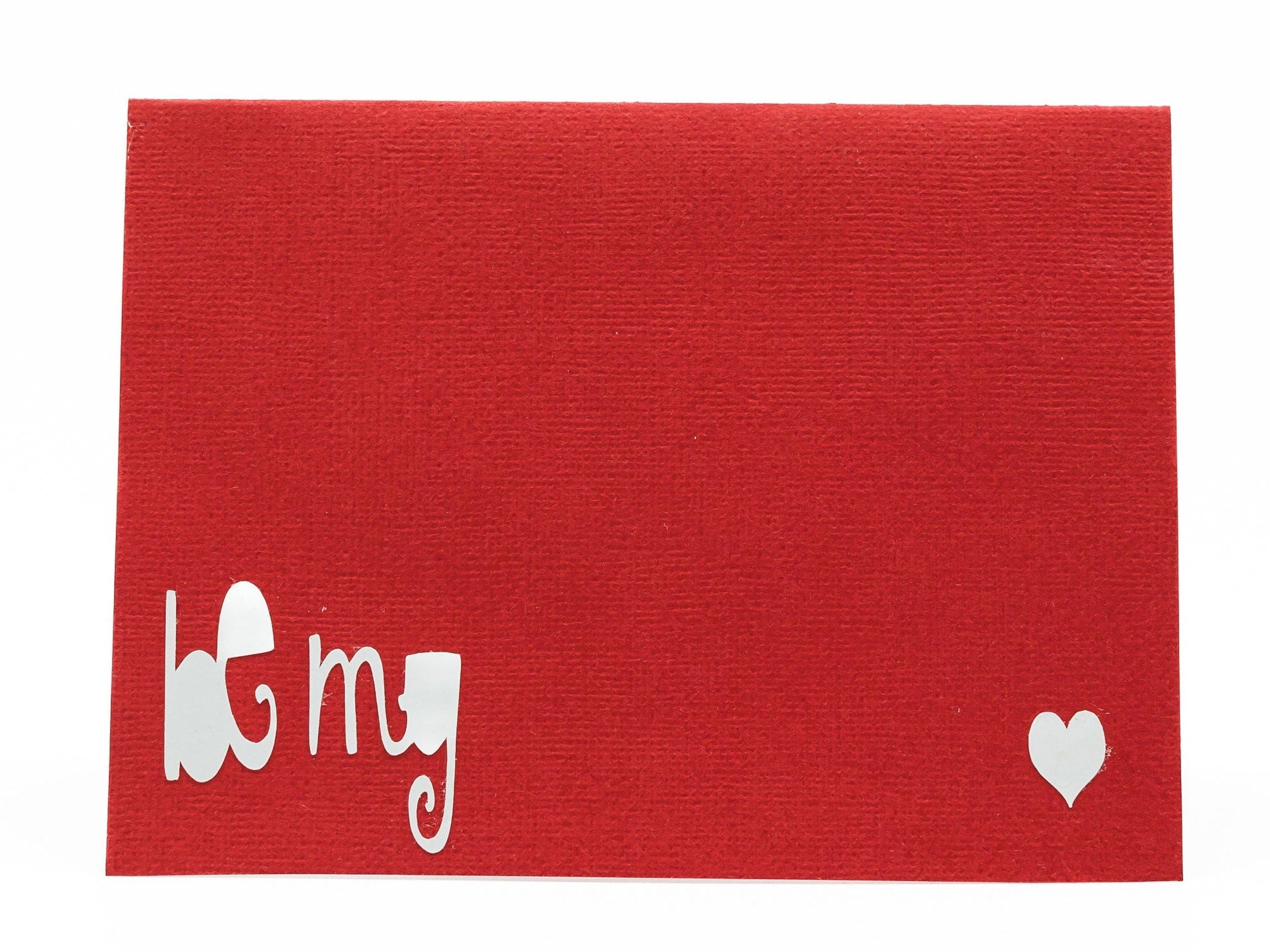 Be My Valentine 3D Pop Up Card: Romantic Handcrafted Keepsake for Your Special Someone | Customizable Gift