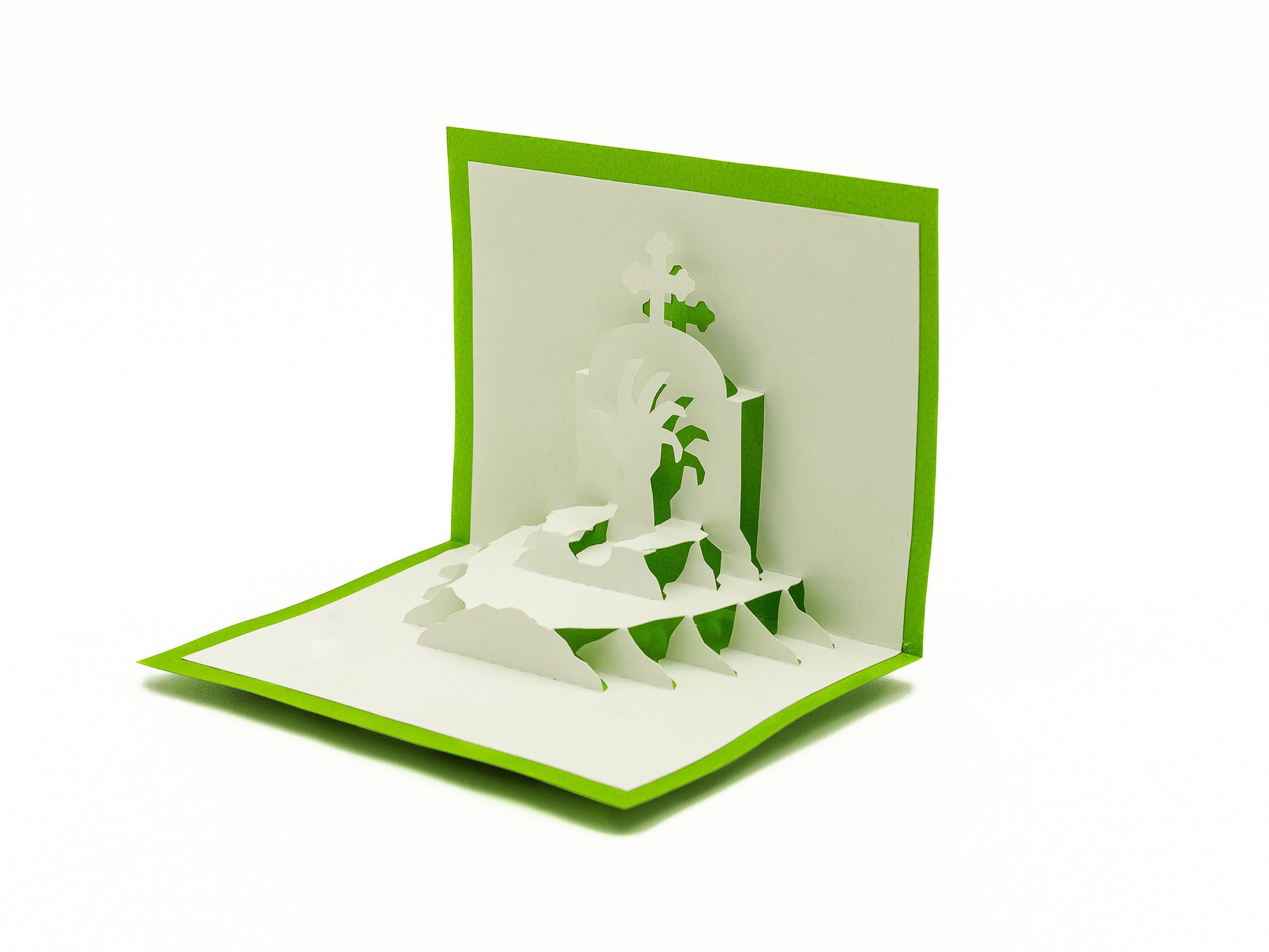 Zombie Halloween Pop Up 3D Greeting Card Back From the Dead