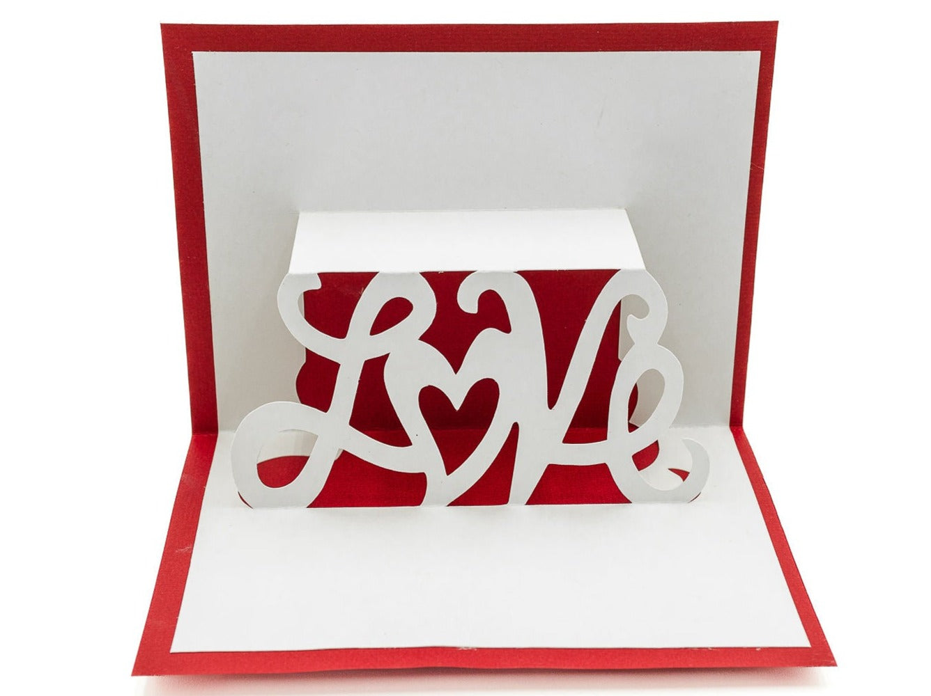 Love Pop Up 3D Greeting Card Valentines Day Card for Girlfriend