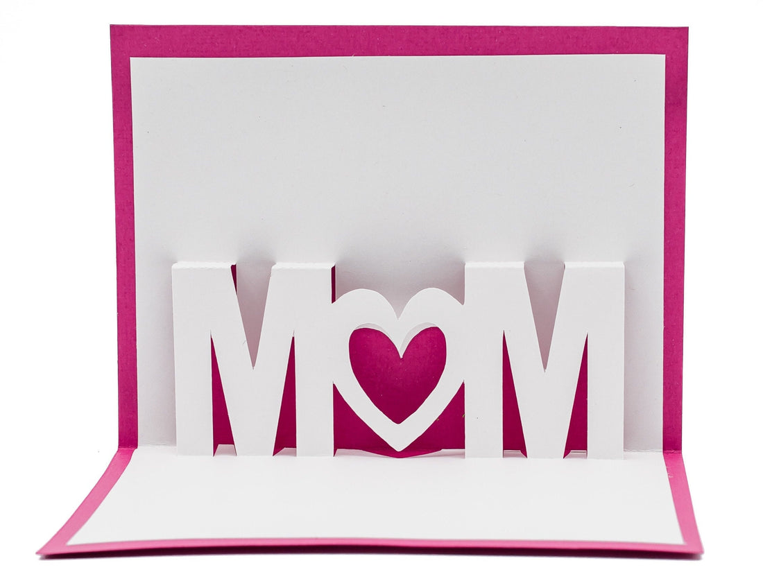 Mom Heart 3D Pop Up Card | Mother&