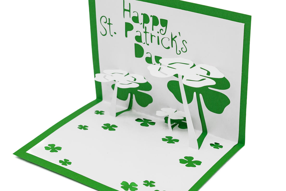 Four Leaf Clover Happy St Patrick&