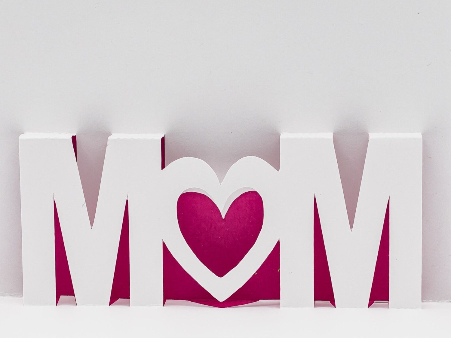 Mom Love You Pop Up 3D Greeting Card