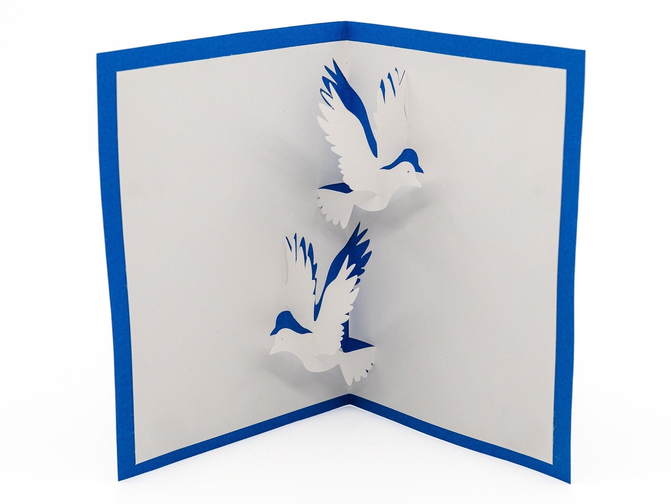 Peaceful Doves Pop Up 3D Greeting Card