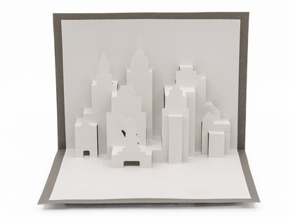 New York City Pop Up 3D Greeting Card Statue of Liberty Empire State Building