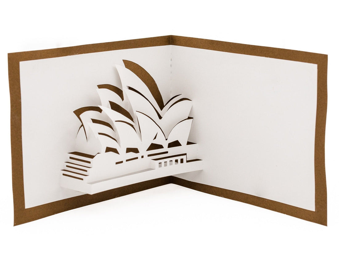 Sydney Opera House Pop-up Card: Unique Australian Landmark Keepsake & Souvenir Gift