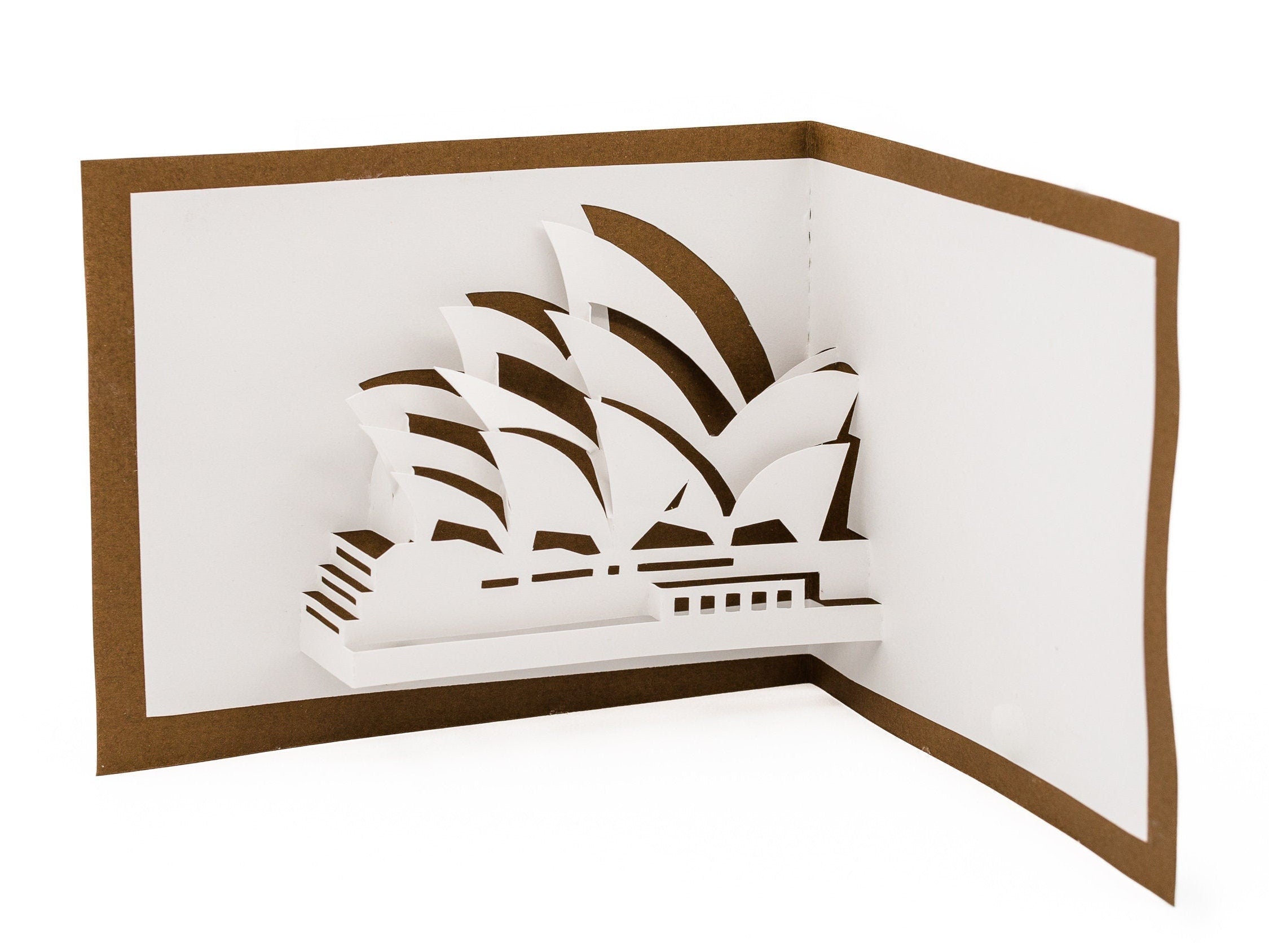 Sydney Opera House Pop Up 3D Greeting Card Australia
